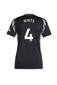 Arsenal Ben White #4 Voetbaltruitje Uit tenue Dames 2024-25 Korte Mouw